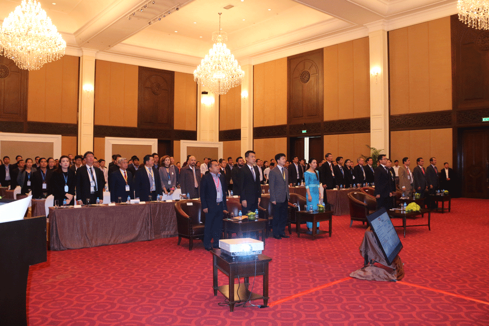H.E. Kan Channmeta, presides over the Opening Ceremony of the Regional Forum on Trainers for the 5th ASEAN Chief Information Officer