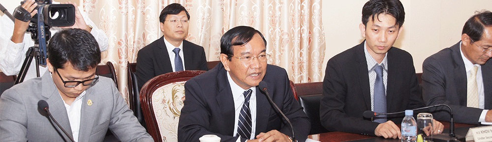 H.E. Minister Prak Sokhonn met a group of Japanese delegates led by Mr. Yoichi Maeda