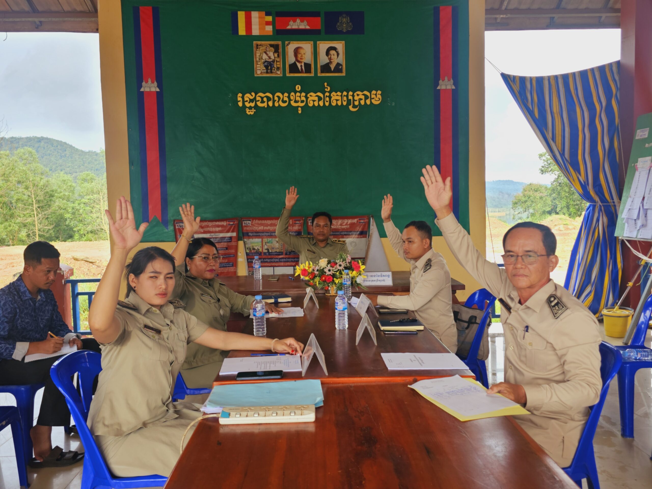 ក្រុមប្រឹក្សាឃុំតាតៃក្រោម បានបើកកិច្ចប្រជុំសាមញ្ញលើកទី២៧ អាណត្តិទី៥  ក្រោមអធិបតីភាព លោក អ៊ូ ឆេនឆៃវិសាន្ដ ប្រធានក្រុមប្រឹក្សាឃុំ និងជាមេឃុំ