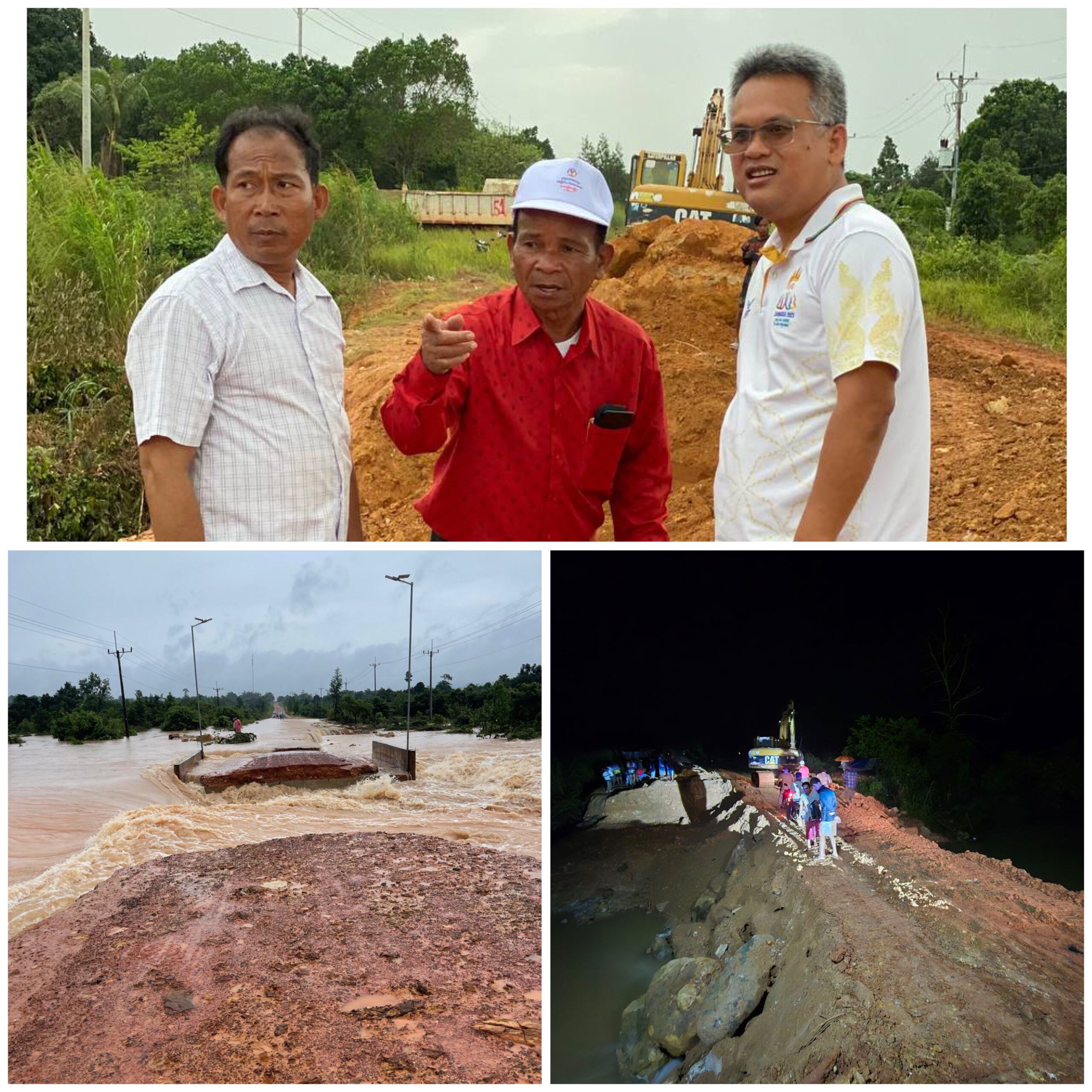 ដោយមានការយកចិត្តទុកដាក់ និងជម្រុញពីលោក ចេង មុនីរិទ្ធ អភិបាល នៃគណៈអភិបាលស្រុកគិរីសាគរ ចាត់អោយក្រុមការងារខិតខំចាត់បំពេញដីទីតាំងបាក់ទំនប់ទឹក ហូរដាច់ផ្លូវស្ពានលូភ្លោះនៅឃុំភ្ញីមាសនាពេលនេះប្រជាពលរដ្ឋអាចធ្វើដំណើរបានហើយ