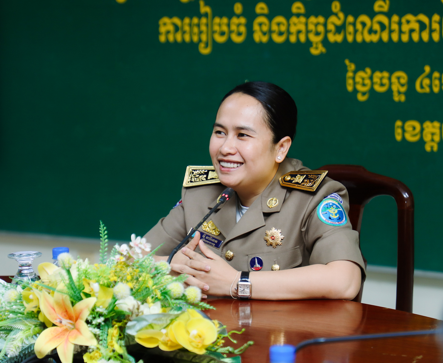 លោកស្រី អ៉ី នារីនេត អភិបាលរង នៃគណៈអភិបាលខេត្តកោះកុង បានអញ្ជើញជាអធិបតី ដឹកនាំកិច្ចប្រជុំអនុគណៈកម្មការរៀបចំបដិសណ្ឋារកិច្ចភ្ញៀវ និងប្រកួតសម្រស់ស្ត្រីមជ្ឈឹមវ័យ ក្នុងពិធីបុណ្យអុំទូក បណ្តែតប្រទីប និងសំពះព្រះខែ អកអំបុក ឆ្នាំ២០២៤