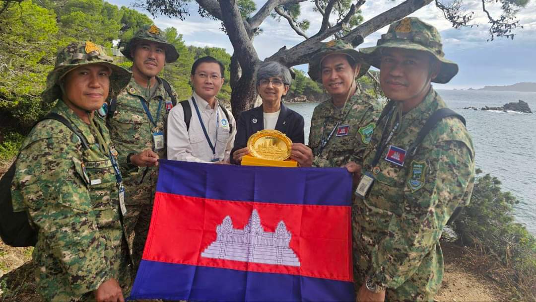 លោក វ៉េត សុនីម អនុប្រធានមន្ទីរបរិស្ថានខេត្តកោះកុង ចូលរួមចែករំលែកបទពិសោធន៍ក្នុងការការពារ និងអភិរក្សធនធានធម្មជាតិ នៅប្រទេសបារាំង