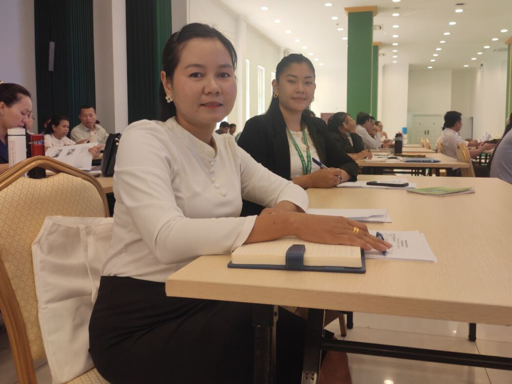 កញ្ញា ធី លក្ខិណា អនុប្រធានការិយាល័យដែនជម្រកសត្វព្រៃ បានចូលរួមវគ្គបណ្តុះបណ្តាលស្តីពី «ជំនាញពិធីការ» នៅក្រសួងបរិស្ថាន
