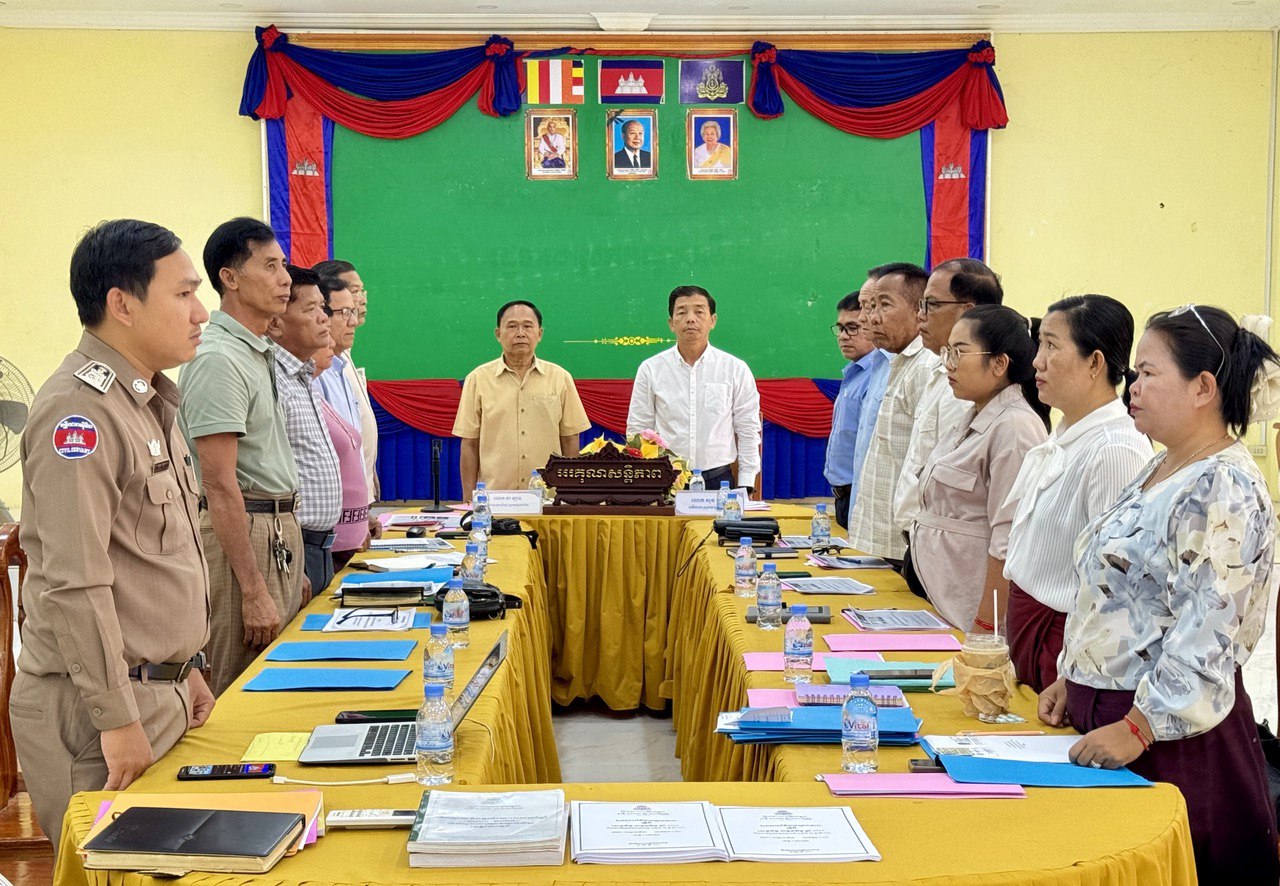 កិច្ចប្រជុំផ្សព្វផ្សាយអំពីការរៀបចំ និងកសាងផែនការអភិវឌ្ឍន៍ស្រុកមណ្ឌលសីមា ២០២៥-២០២៩