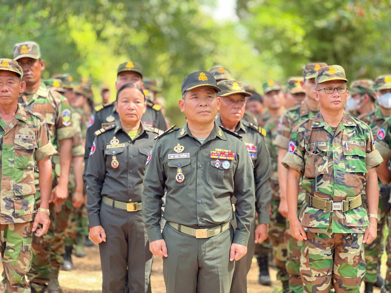 មេបញ្ជាការតំបន់ប្រតិបត្តិការសឹករងកោះកុង អញ្ជើញចូលរួមគោរពវិញ្ញាណក្ខន្ធ និងបំពាក់ឋានន្តរសក្តិជាកិច្ចបច្ឆាមរណៈ ជូនសព យោធិនកងវរសេនាតូចលេខ៣ ចំណុះតំបន់ប្រតិបត្តិការសឹកររងកោះកុង