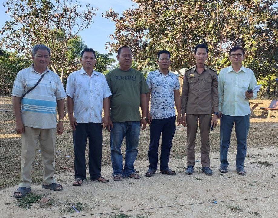 លោក អាន ចាន់គង្គារ ប្រធានការិយាល័យផែនការ និងគាំទ្រឃុំ សង្កាត់ បានចូលរួមជាមួយមន្រ្តីបច្ចេកទេសខេត្ត ចុះសិក្សាគម្រោងសាងសង់ផ្លូវបេតុងអាមេ០៣ខ្សែ ជួសជុលផ្លូវលំ០១ខ្សែ អណ្តូងខួងដាក់ម៉ូទ័រ០១ និងសាងសង់អគារសិក្សា០១ខ្នង
