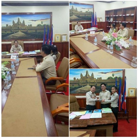 មន្ត្រីរាជការសាលាខេត្ត ០២ រូប ដែលត្រូវចាត់បញ្ជូនទៅបំពេញបេសកកម្ម នៅក្រៅប្រទេស