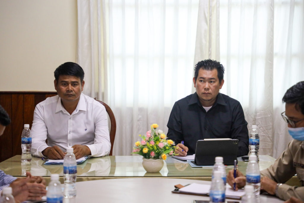 កិច្ចប្រជុំជាមួយគណ:ប្រតិភូក្រសួងមហាផ្ទៃដើម្បីត្រួតពិនិត្យនិងគាំទ្រការអនុវត្តការងារអត្រាកុលដ្ឋាន នៅតាមឃុំ សង្កាត់ ក្រុង ស្រុក ក្នុងខេត្តព្រះសីហនុ