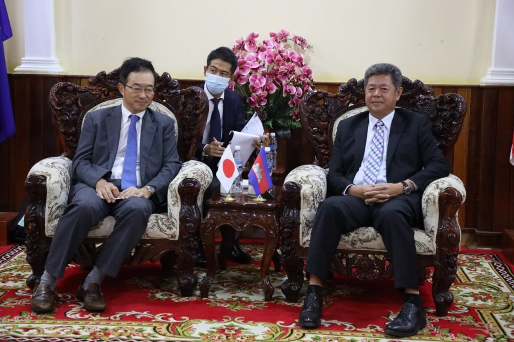 ឯកអគ្គរាជទូតជប៉ុនប្រចាំព្រះរាជាណាចក្រកម្ពុជា អញ្ជើញចូលជួបសម្តែងការគួរសមជាមួយឯកឧត្តម គួច ចំរើន