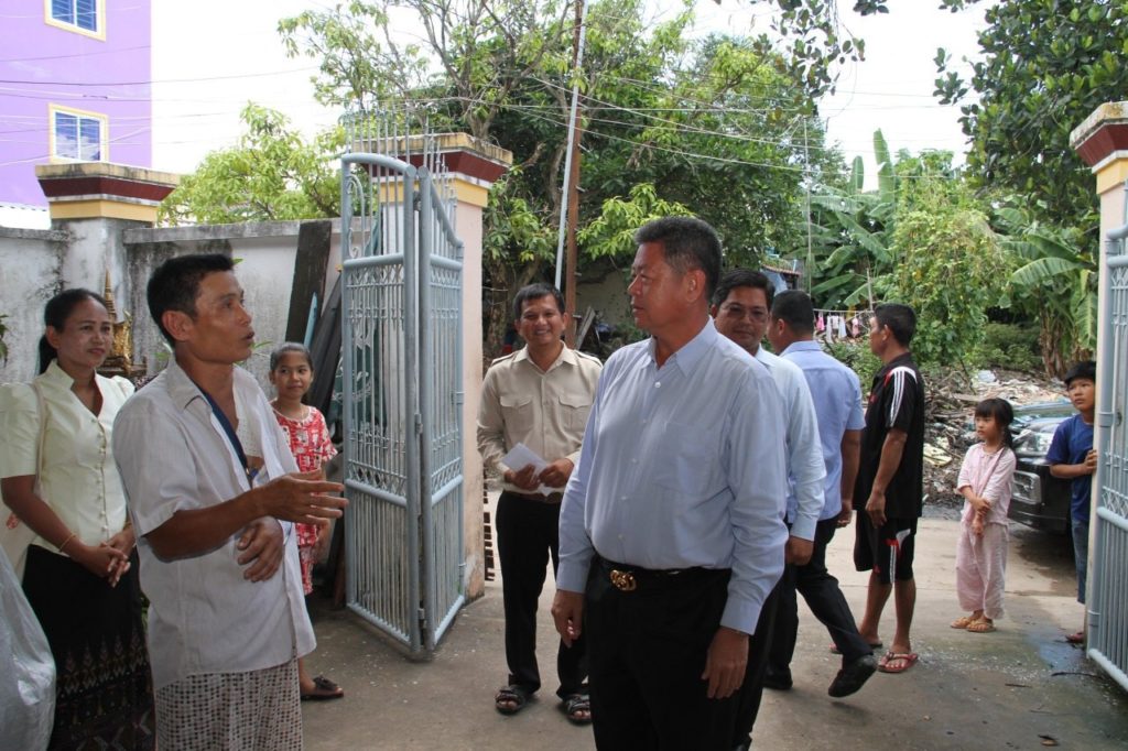 ការអញ្ជើញសាកសួរសុខទុក្ខ លោក ងូ សុមុនី មន្ត្រីព័ត៌មានខេត្ត ដែលបានជួបគ្រោះថ្នាក់ចរាចរណ៍