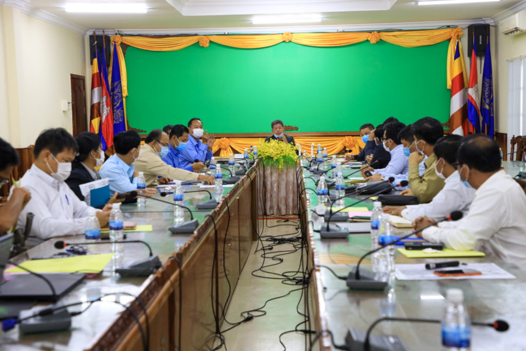 កិច្ចប្រជុំគណៈកម្មការពិនិត្យ កែសម្រួលព្រំប្រទល់រដ្ឋបាលខេត្ត ក្រុង ស្រុក ឃុំ សង្កាត់ នៃខេត្តព្រះសីហនុ