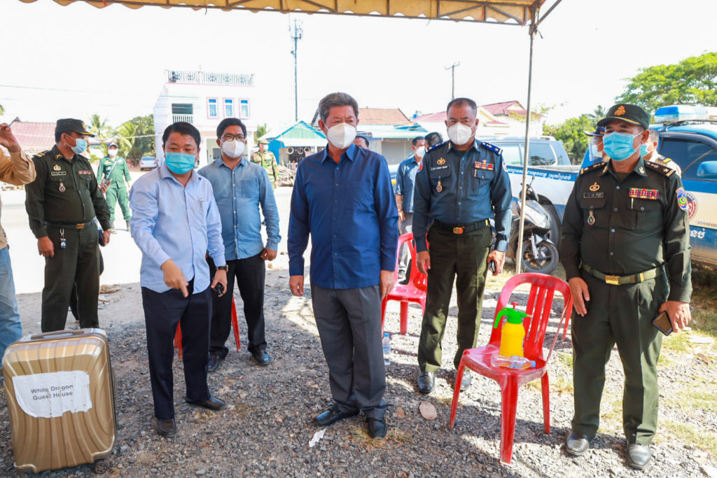 ការអញ្ជើញចុះត្រួតពិនិត្យដោយផ្ទាល់ នៅទីតាំងផ្ទះសំណាក់មួយកន្លែង ស្ថិតនៅឃុំសំរ៉ុង ស្រុកព្រៃនប់