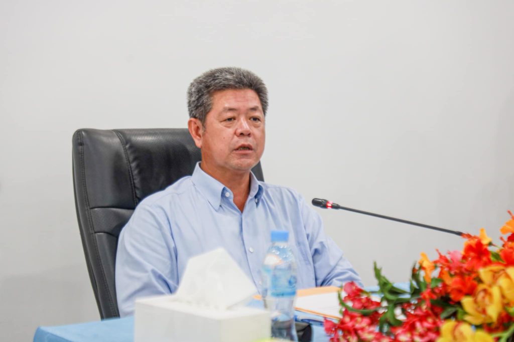 ឯកឧត្តម គួច ចំរើន អភិបាល នៃ គណអភិបាលខេត្តព្រះសីហនុ អញ្ជើញស្តាប់របាយការណ៍សាខាពន្ធដារខេត្តព្រះសីហនុ