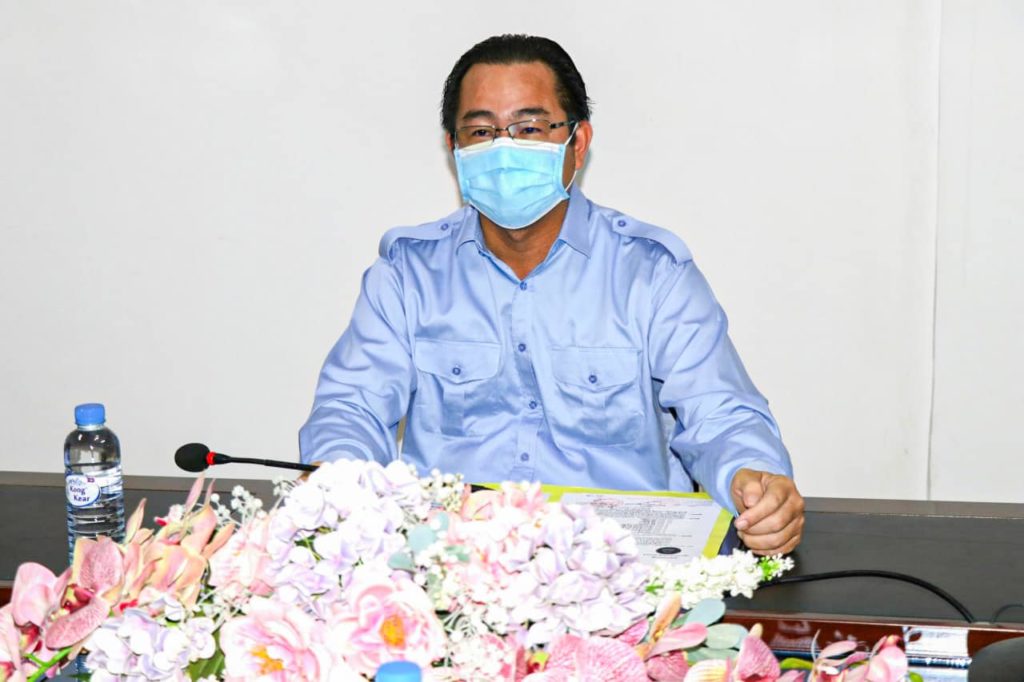 លោកឧត្តមសេនីយ៍ទោ ហាស់ សុត្ថា ដឹកនាំក្រុមការងារចម្រុះចល័តលើការការងារអធិការកិច្ចហត្ថពលកម្មបរទេសទូទាំង២៥រាជធានី ខេត្ត ចូលជួបសម្តែងការគួរសម  ជាមួយឯកឧត្តម ម៉ាង ស៊ីណេត