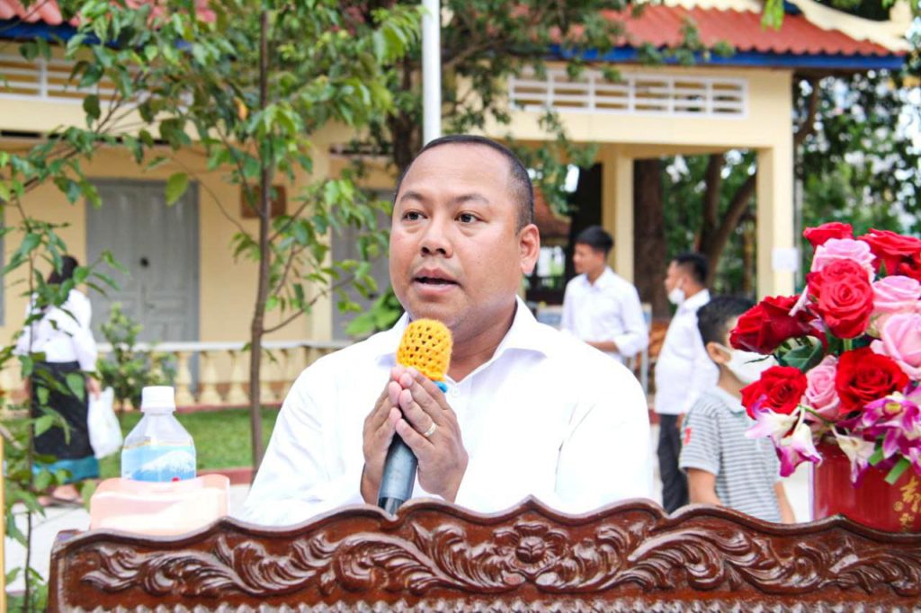 លោក ឡុង ឌីម៉ង់ អភិបាលរងខេត្តព្រះសីហនុ បានចូលរួមបើកបវេសនកាលពុទ្ធិកសិក្សាទូទាំងខេត្តព្រះសីហនុឆ្នាំសិក្សា២០២២-២០២៣