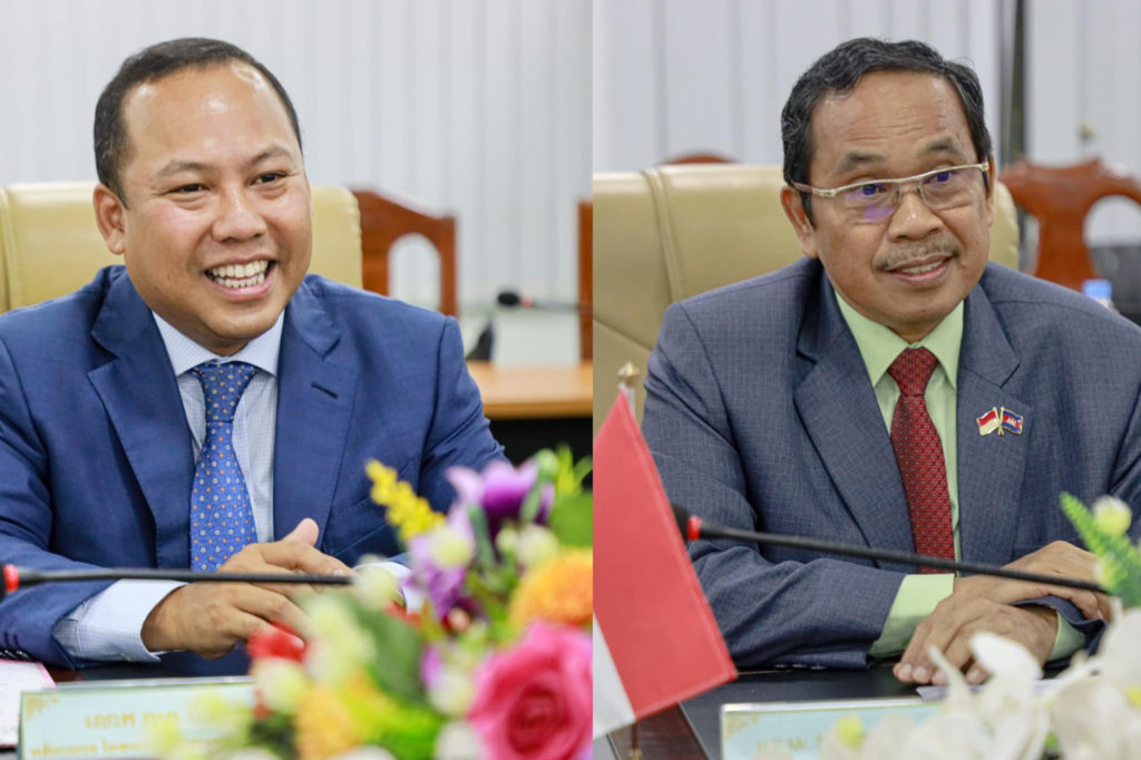 ឯកឧត្តម Sudirman Haseng ចូលជួបសំដែងការគួរសម និងពិភាក្សាការងារជាមួយលោក ឡុង ឌីម៉ង់