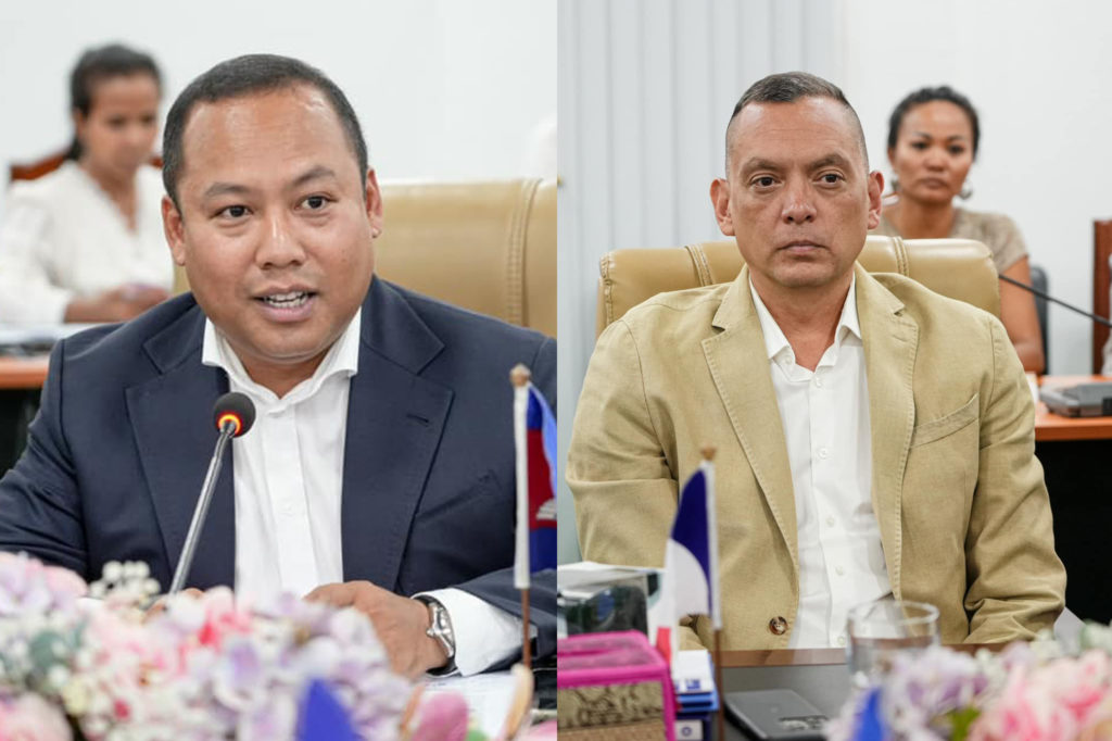 លោក ឡុង ឌីម៉ង់ អភិបាលរងខេត្តព្រះសីហនុ បានតំណាងឯកឧត្តមអភិបាល នៃគណៈអភិបាលខេត្ត ទទួលជួបសំណេះសំណាល និងពិភាក្សាការងារជាមួយប្រតិភូសភាពាណិជ្ជកម្មបារាំងនៅកម្ពុជា