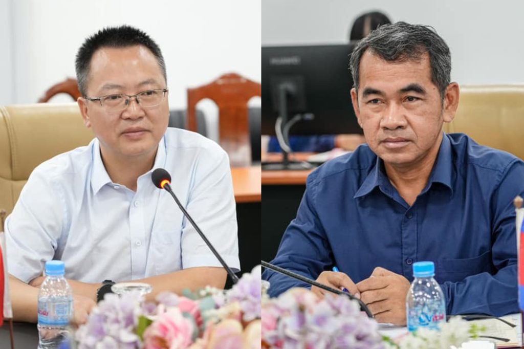 លោក ឯម ភាព អភិបាលរងខេត្ត តំណាងឯកឧត្តម គួច ចំរើន អភិបាលខេត្តព្រះសីហនុ បានអនុញ្ញាត្តឱ្យលោក Han Hongju ចូលជួបសម្ដែងការគួរសម ​