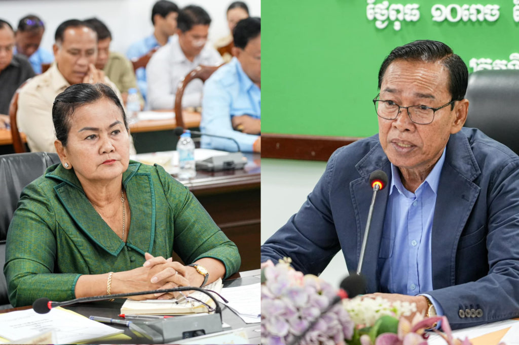 ឯកឧត្តម វង្ស ផាណាត និងលោកស្រី ហៀក ហ៊ីមុល្លី  ដឹកនាំកិច្ចប្រជុំសាមញ្ញរបស់ក្រុមប្រឹក្សាខេត្តព្រះសីហនុ អាណត្តិទី៣ លើកទី៥៣
