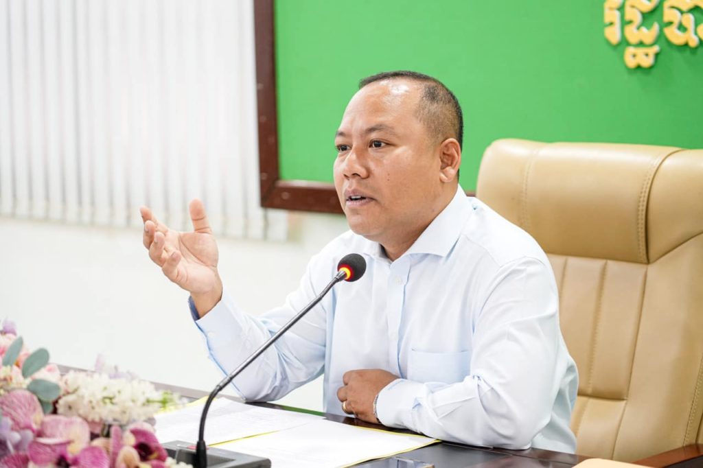 លោក ឡុង ឌីម៉ង់អភិបាលរងខេត្តព្រះសីហនុ បានអញ្ជើញដឹកនាំកិច្ចប្រជុំត្រៀមរៀបចំទទួលការមកដល់របស់នាវាទេសចរណ៍ Westerdam