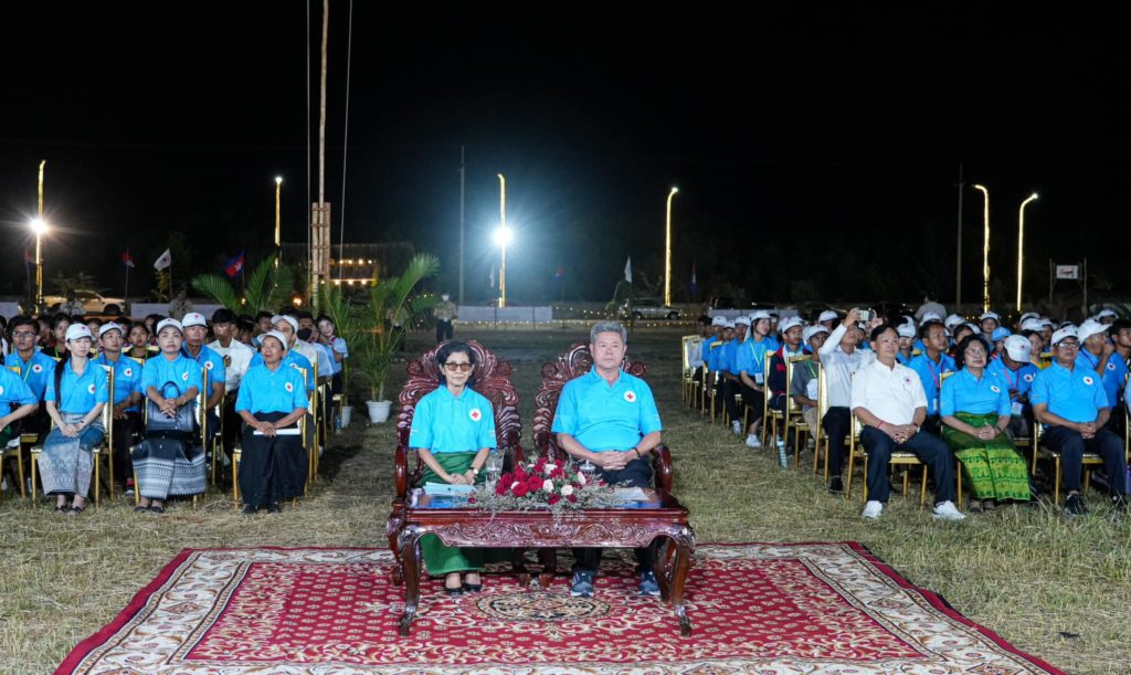 លោកជំទាវ ពុំ ចន្ទីនី និងឯកឧត្តម គួច ចំរើន អញ្ជើញបិទការបោះជំរំយុវជនកាកបាទក្រហមលើកទី១ រយៈពេល៣ថ្ងៃ