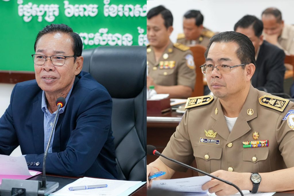ឯកឧត្តម វង្ស ផាណាត និងឯកឧត្តម ម៉ាង ស៊ីណេត បានអញ្ជើញដឹកនាំកិច្ចប្រជុំវិសាមញ្ញលើកទី១ របស់ក្រុមប្រឹក្សាខេត្តព្រះសីហនុ អាណត្តិទី៤