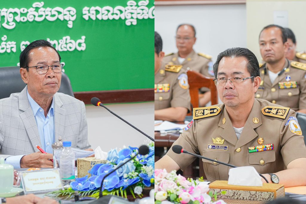 ឯកឧត្តម វង្ស ផាណាត និងឯកឧត្តម ម៉ាង ស៊ីណេត បានអញ្ជើញដឹកនាំកិច្ចប្រជុំសាមញ្ញលើកទី៣ របស់ក្រុមប្រឹក្សាខេត្តព្រះសីហនុ អាណត្តិទី៤