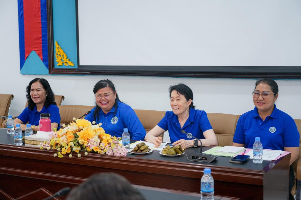 លោកជំទាវ គីម សុភ័ក្រ្ក ម៉ាង ស៊ីណេតអញ្ជើញជាអធិបតីក្នុងកិច្ចប្រជុំ ស្តីពីលទ្ធផលការងាររបស់សមាគមប្រចាំត្រីមាសទី១ ឆ្នាំ២០២៥