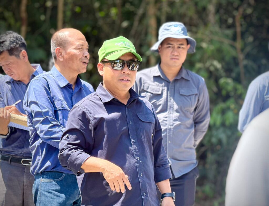 ក្រុមការងារចម្រុះខេត្ត ដឹកនាំដោយ លោក ឡុង ឌីម៉ង់ បានចុះពិនិត្យ និង ជំរុញការរៀបចំបង្កើត Pub Beach របស់ក្រុមហ៊ុន KPIG (Koh Puos Cambodia Investment Group Ltd. )