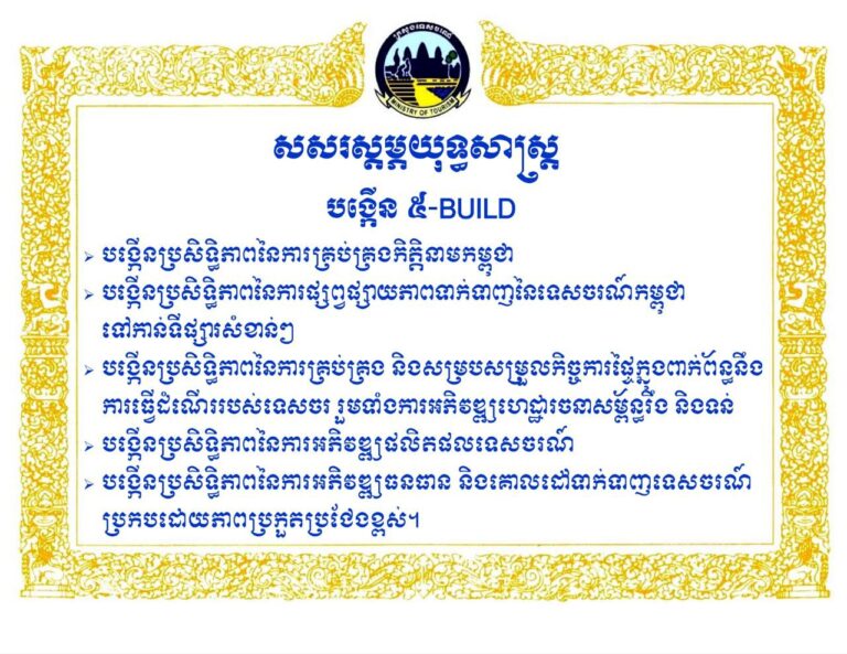 គោលនយោបាយ សសរស្តម្ភយុទ្ធសាស្រ្ត និងការងារគាំទ្រអាទិភាព