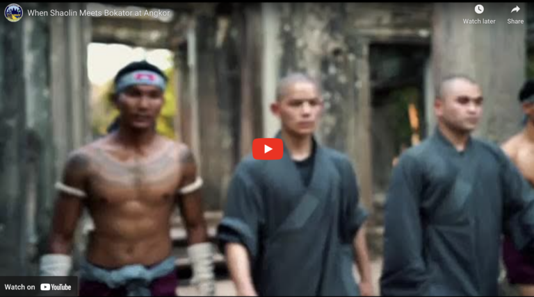 When Shaolin Meets Bokator at Angkor
